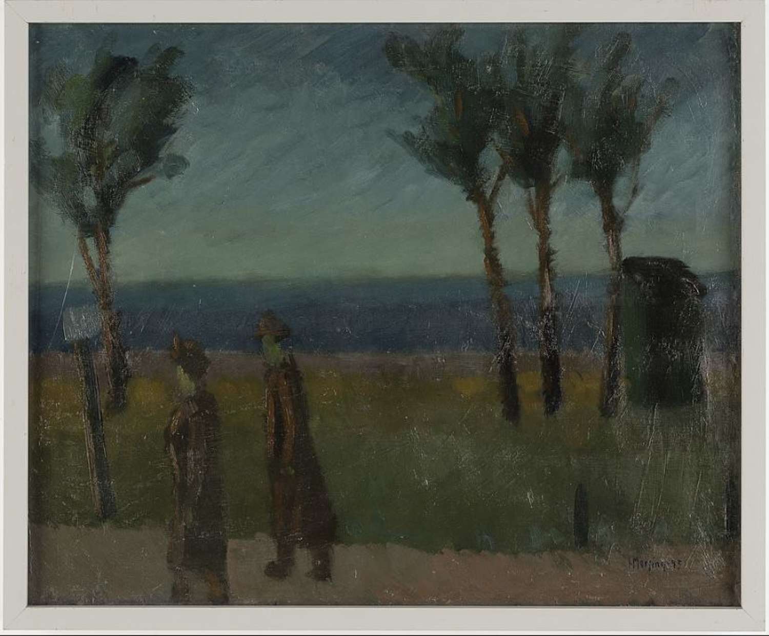 Mid 20th century Swedish oil painting.