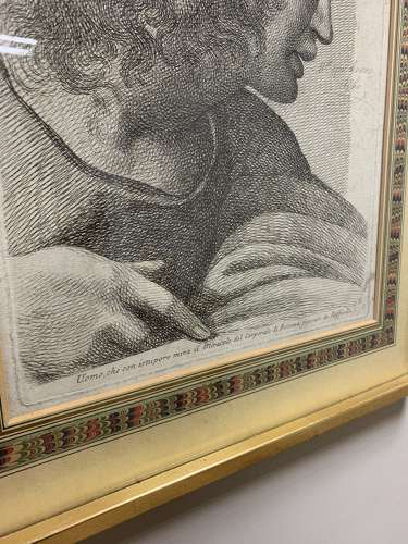 18th set of four Italian neoclassical engravings