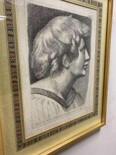 18th set of four Italian neoclassical engravings