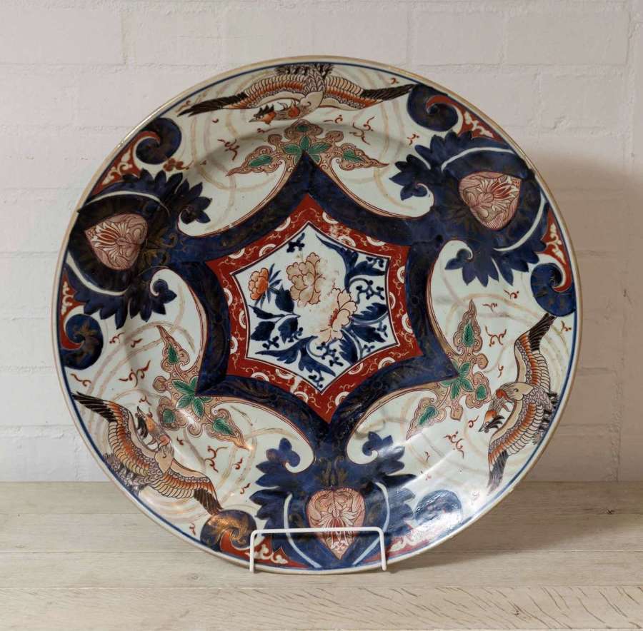C17th  large Japanese Porcelain Arita plate