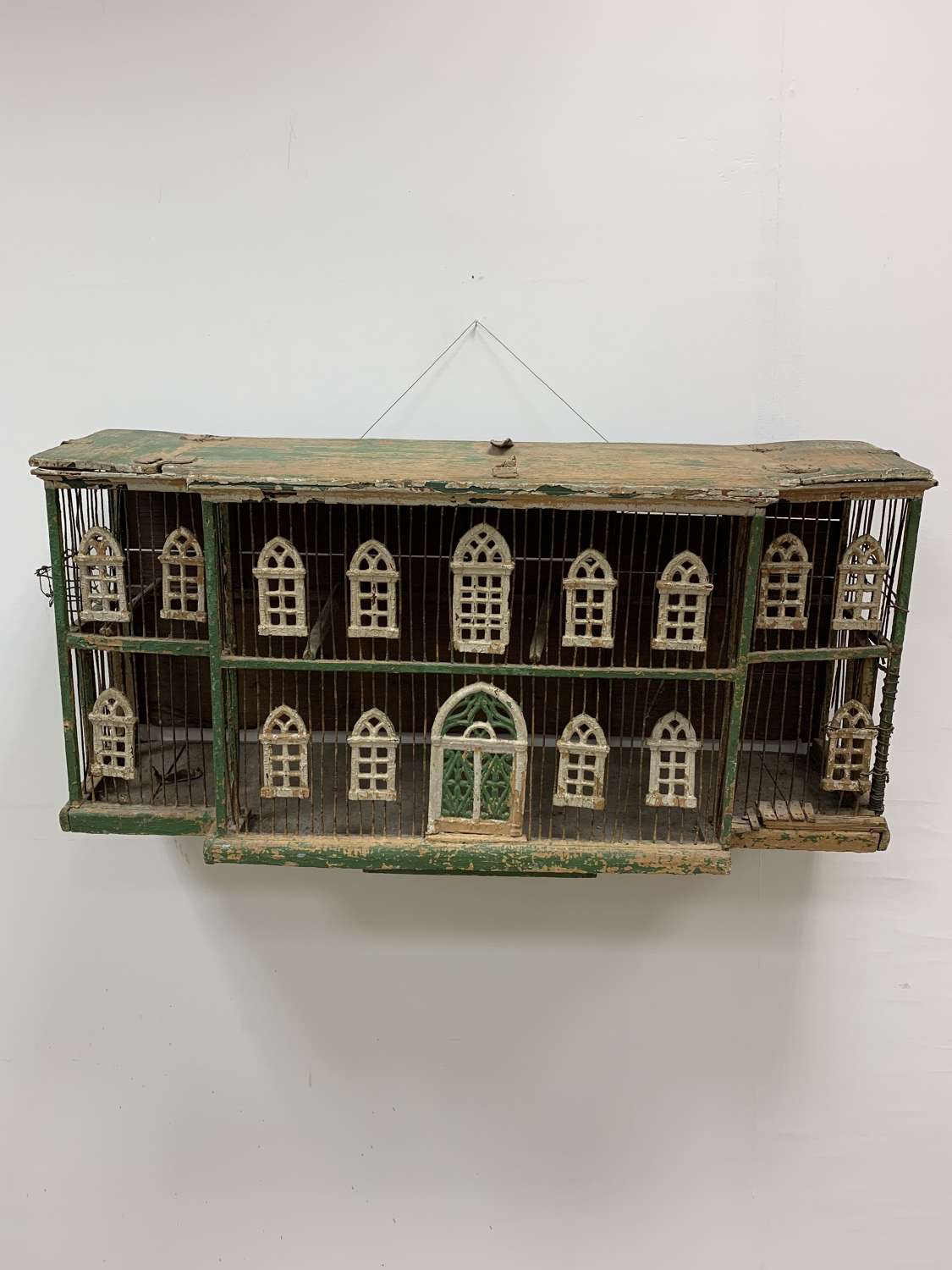 Late 19th century Architectural bird cage