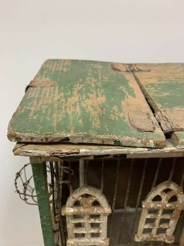Late 19th century Architectural bird cage