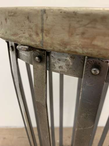 1920s French polished metal tree guards