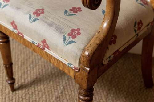 Late C19th Swedish birch chair