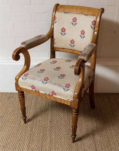 Late C19th Swedish birch chair