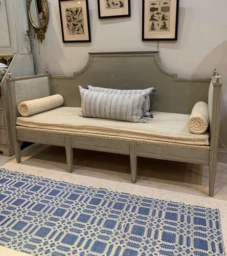 Early C19th painted Swedish Gustavian sofa