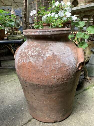 C19th Chinese terracotta storage pot