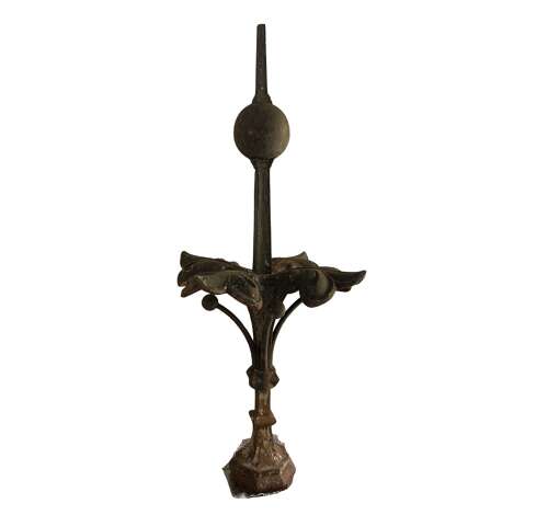 1820s Large English cast iron finial