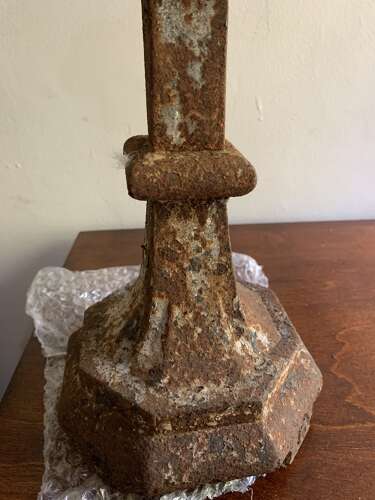1820s Large English cast iron finial
