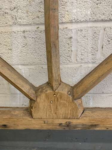Late C19th pair of French fan lights