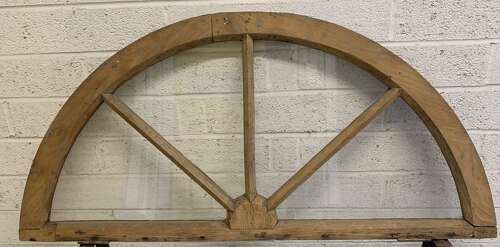 Late C19th pair of French fan lights