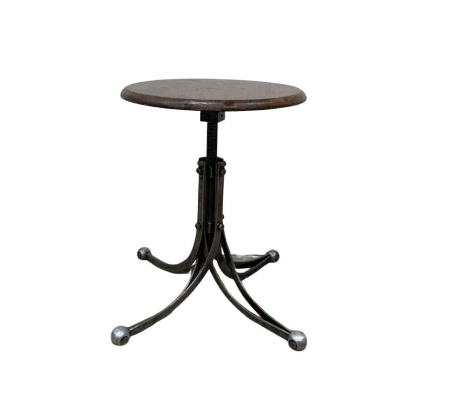 1940s Industrial factory blade stool