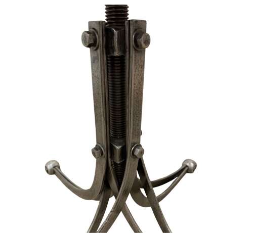 1940s Industrial factory blade stool