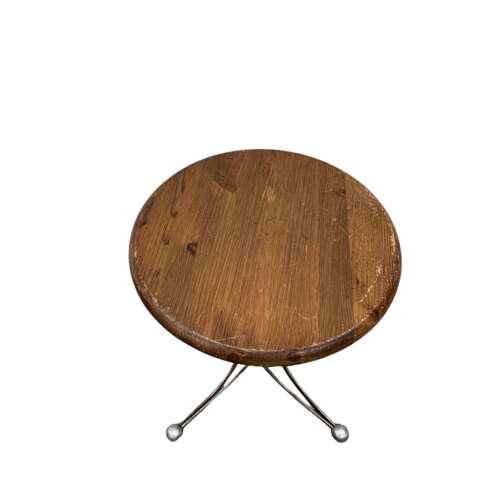 1940s Industrial factory blade stool