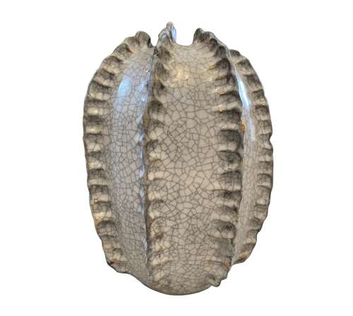 Anna Scholz crackle glaze Spine vase