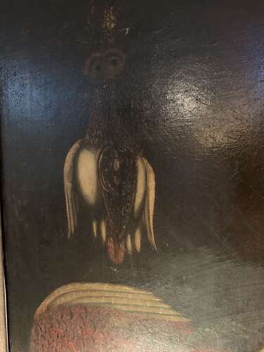 C19th oil painting of game