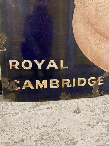 1910/1920s Large enamel Palethorpes sausages advertising sign