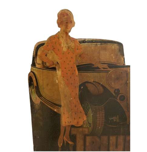 1930s Triumph Gloria car advertising board