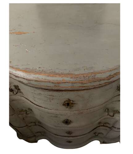 C18th style Swedish painted small commode circa 1900