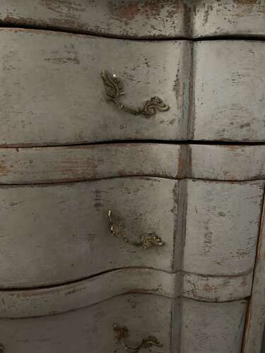 C18th style Swedish painted small commode circa 1900