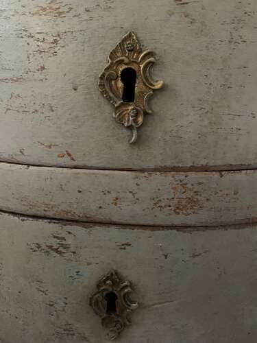 C18th style Swedish painted small commode circa 1900
