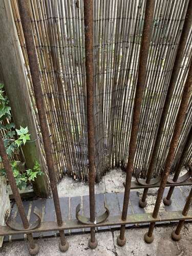 C1880 four french iron railings from chateau fence’s