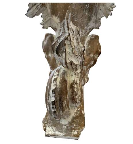 Pair of C19th carved oak Italian Griffin’s