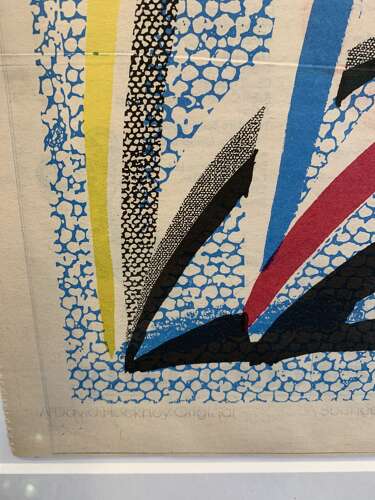 1987 David Hockney ‘A bounce of Bradford’ photolithograph
