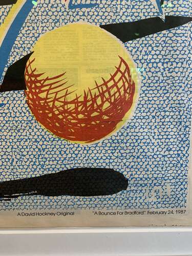 1987 David Hockney ‘A bounce of Bradford’ photolithograph
