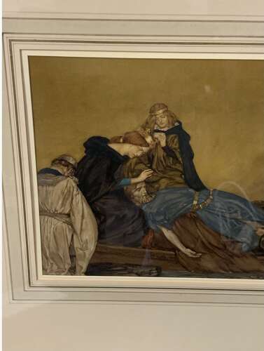 1910 water colour on paper by Sir William Russell Flint (1880-1969)