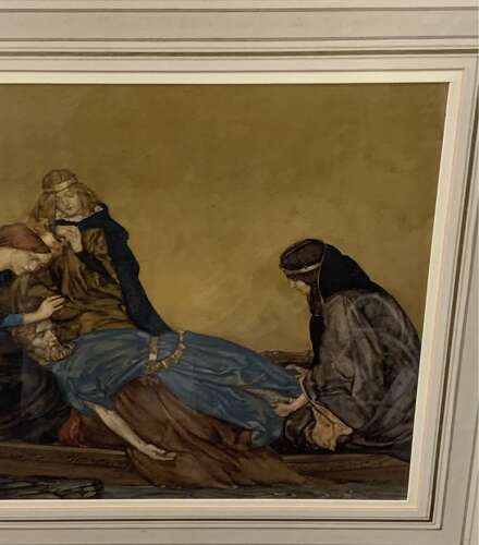 1910 water colour on paper by Sir William Russell Flint (1880-1969)
