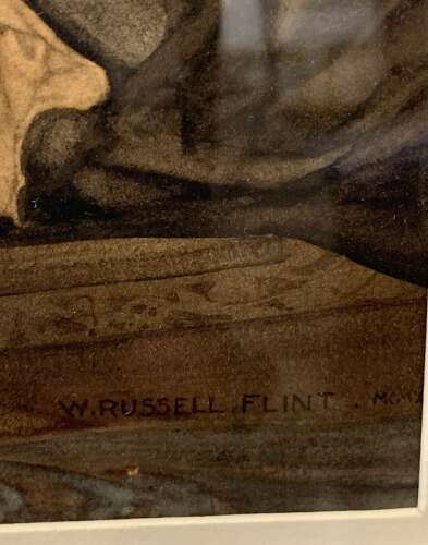 1910 water colour on paper by Sir William Russell Flint (1880-1969)