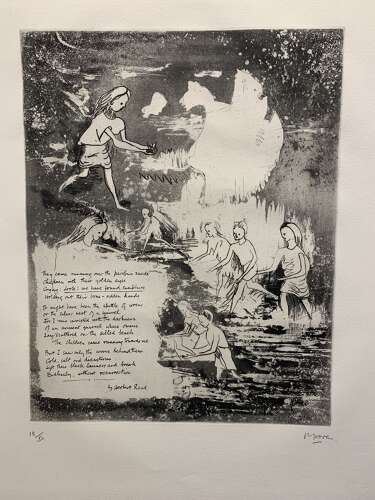 1946 Henry Moore composition for a poem by Herbert Read