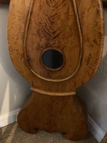 C19th Century Swedish birch long case clock